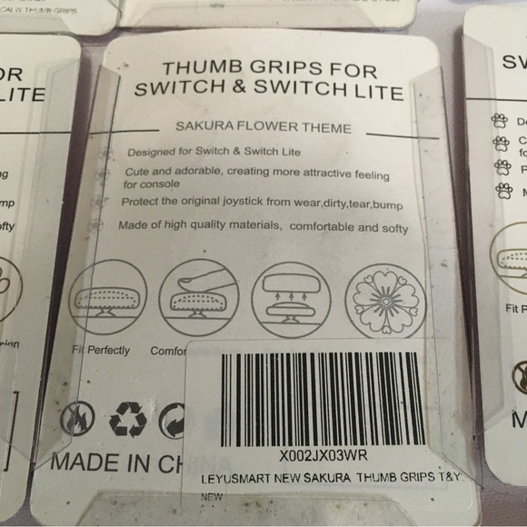 Joy Con Thumb Grips For Nintendo Switch & Switch Lite Bundle - Picture 9 of 11